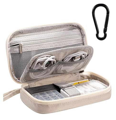AWAVM Zubehörtasche, Reise-Elektronik-Organizer, Kabeltasche, Ladetasche, Handtaschen-Utensilien, Reisekabel-Organizer für Powerbank, Ladekabel, Powerbank, Tablet usw, beige, L, Taschen-Organizer AWAVM Zubehörtasche, Reise-Elektronik-Organizer, Kabeltasche, Ladetasche, Handtaschen-Utensilien, Reisekabel-Organizer für Powerbank, Ladekabel, Powerbank, Tablet usw, beige, L, Taschen-Organizer von AWAVM