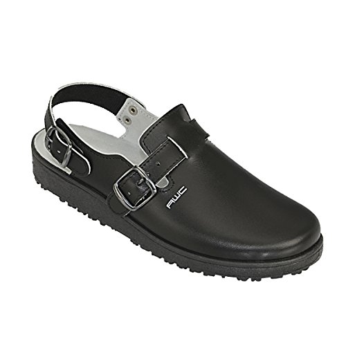 AWC-Footwear Unisex-Erwachsene Sandale Arbeitsschuhe, Schwarz (Schwarz) von AWC-Footwear