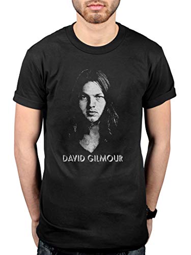 Official David Gilmour Half Tone Face T-Shirt von AWDIP