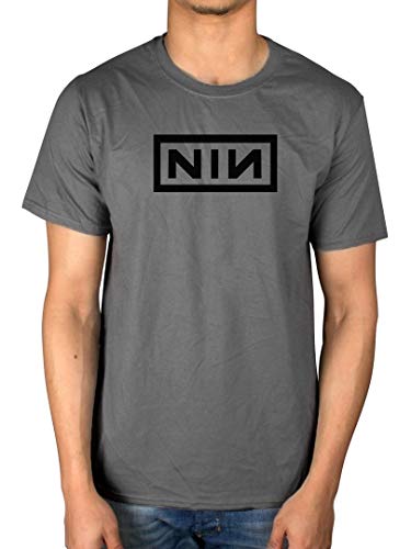 Offiziell Nine Inch Nails Classic Black Logo T-Shirt von AWDIP