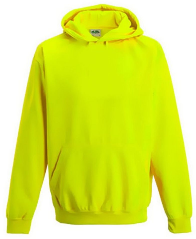 AWDIS Hoodie Kinder NEON Hoodie leuchtende Farben grün orange gelb pink mit Kapuze von AWDIS