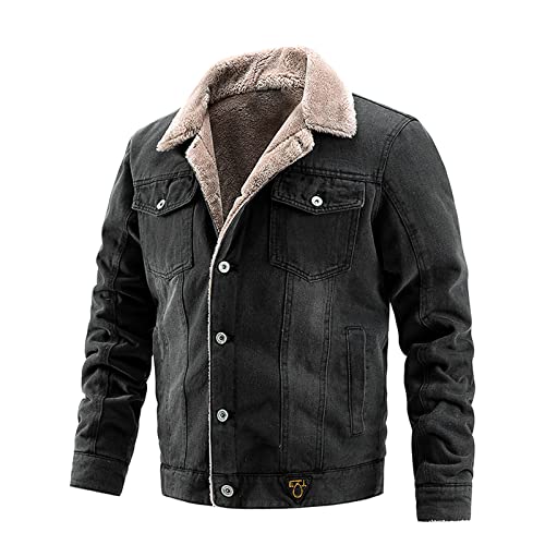 jeansjacke gefüttert herren,winterjacke herren warm gefüttert,ärmellose jacke herren,jeansjacke herren,jeansjacken herren,sakko zur jean,oversize jeansjacke herren,winterjackem herren,jacke herren von AWDX