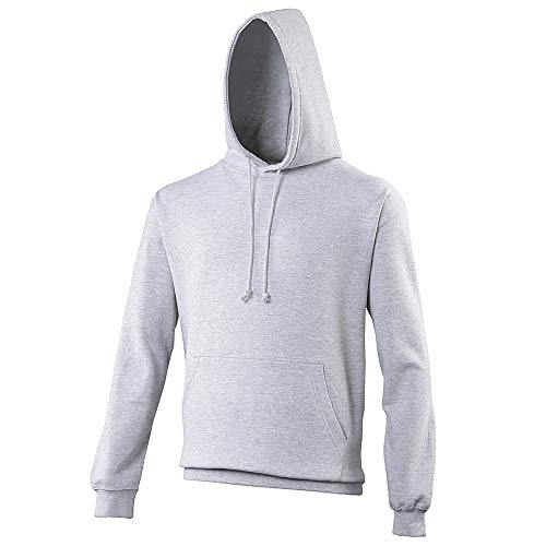 AWDis College Hoodie - Einfarbiges Unisex-Sweatshirt - Heidekraut Grau (L) von AWDis Just Hoods