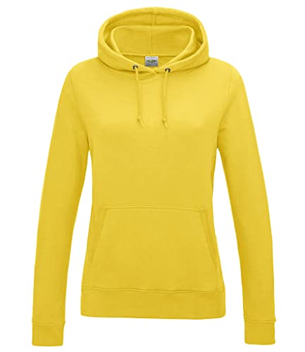 AWDis Damen Girlie College Hoodie Kapuzenpullover, Sonnengelb, XS von AWDis