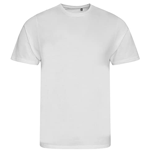 AWDis Ecologie EA001 Unisex Cascades Organisch T-Shirt - Arktisches Weiß - L von AWDis