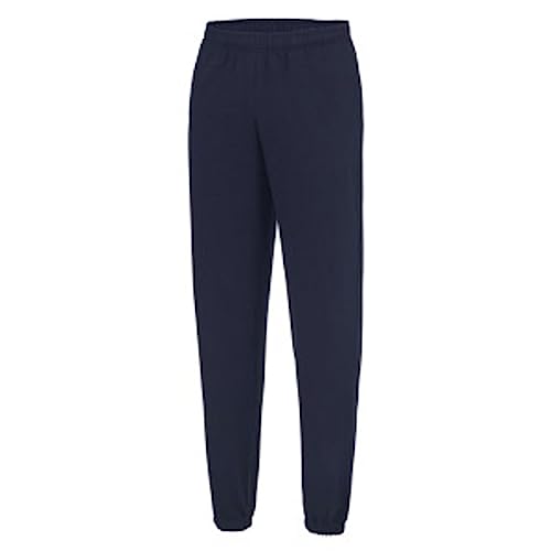 AWDis Herren College Cuffed Jogpants Sporthose, Blau (New French Navy), 36-41 von AWDis