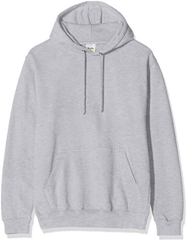 AWDis Herren Kapuzenpullover COLLEGE HOODIE, Grau (Heather Grey), XS von AWDis