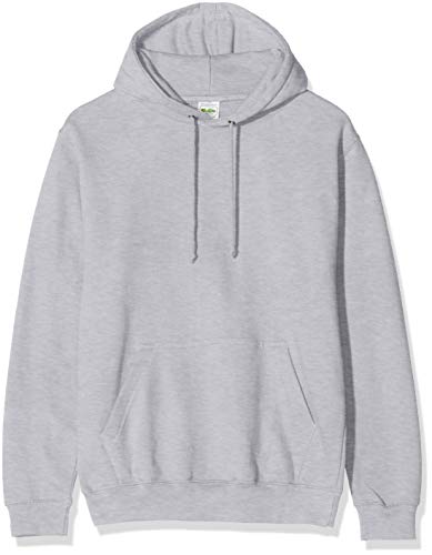AWDis Herren Kapuzenpullover COLLEGE HOODIE, Grau (Heather Grey), XXXL von AWDis