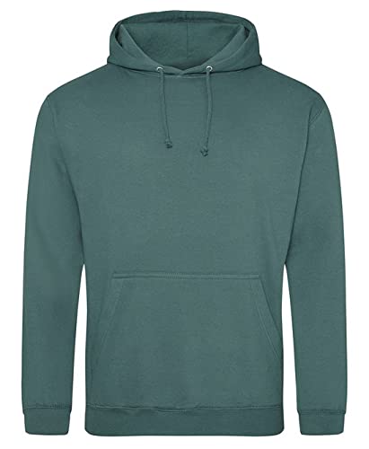 AWDis Herren Kapuzenpullover COLLEGE HOODIE, Grün (Moss Green), M von AWDis