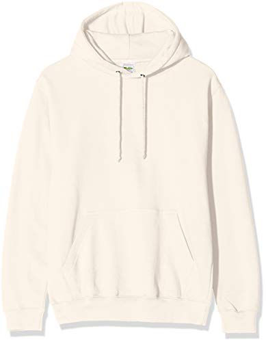 AWDis Herren Kapuzenpullover COLLEGE HOODIE, Nicht-Gerade Weiss (Vanilla Milkshake), M von AWDis
