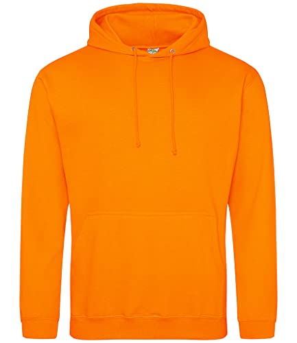 AWDis Herren Kapuzenpullover COLLEGE HOODIE, Orange (Orange Crush), XL von AWDis