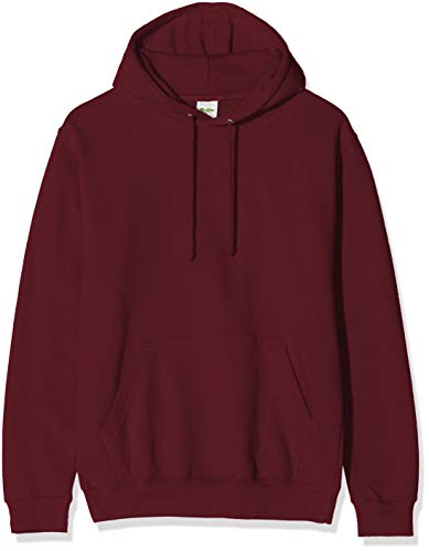 AWDis Herren Kapuzenpullover COLLEGE HOODIE, Rot (Burgundy), L von AWDis