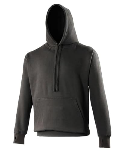 AWDis Herren Street Hoodie Kapuzenpullover, Schwarz (Tiefschwarz), L von AWDis