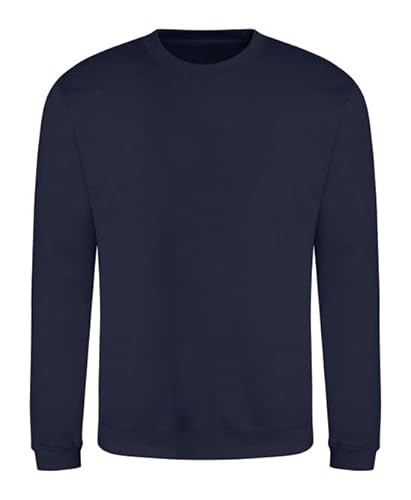 AWDis Herren Sweat Sweatshirt, Blau (Oxford Navy OXN), M von AWDis