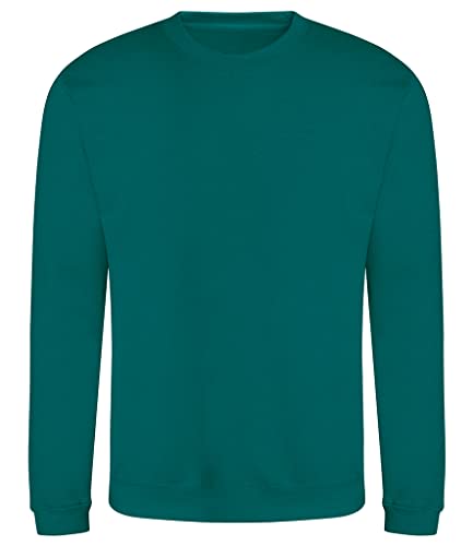 AWDis Herren Sweat Sweatshirt, Grün (Jade JAD), XXL von AWDis