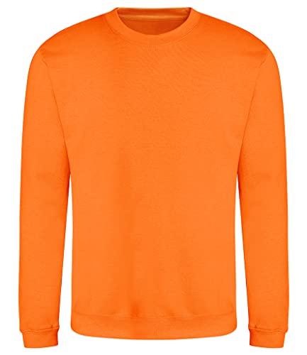 AWDis Herren Sweat Sweatshirt, Orange (ORANGE Crush OCR), M von AWDis