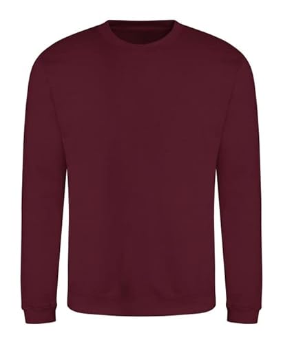 AWDis Herren Sweat Sweatshirt, Rot (Burgundy BUR), XXXL von AWDis