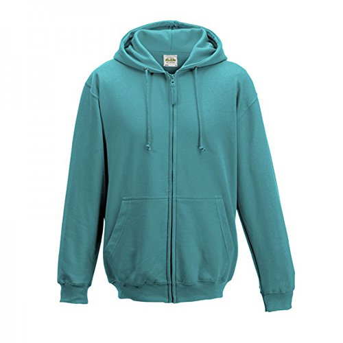 AWDis Herren Zoodie Kapuzenpullover, Blau (Hawaiian Blue), Small von AWDis