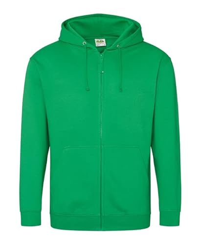 AWDis Herren Zoodie Kapuzenpullover, Green (Kelly Green), L von AWDis