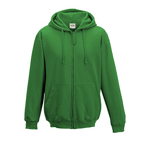 AWDis Herren Zoodie Kapuzenpullover, Green (Kelly Green), M von AWDis