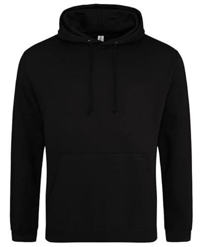 AWDis Herren College Hoodie, tiefschwarz, L von AWDis