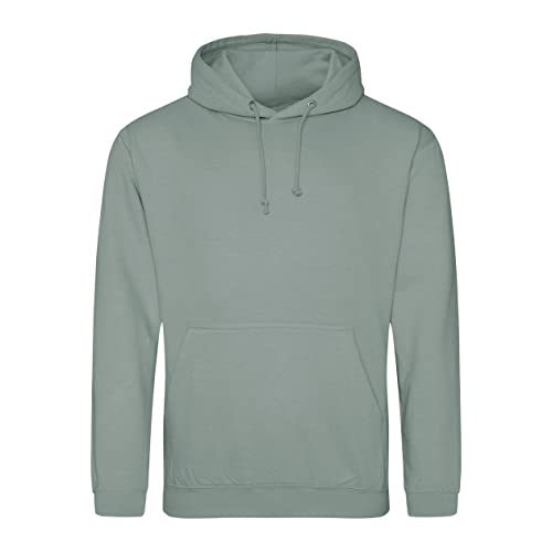 AWDis Herren College Hoodie, Dusty Green, XXXL von AWDis