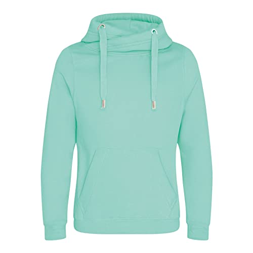AWDis Just Hoods JH021 Unisex Nacken die Kreuzung Kapuzenpullover - Pfefferminze - XL von AWDis