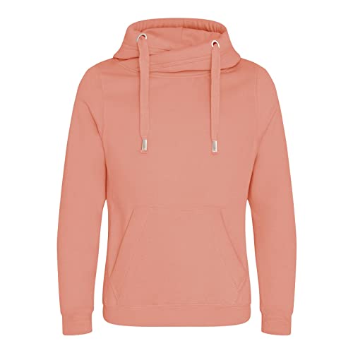 AWDis Just Hoods JH021 Unisex Nacken die Kreuzung Kapuzenpullover - Staubiges Rosa - L von AWDis