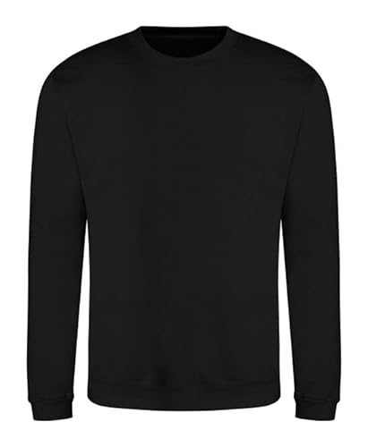 AWDis Just Hoods JH030 Unisex Pullover - Dunkelschwarz - 3XL von AWDis