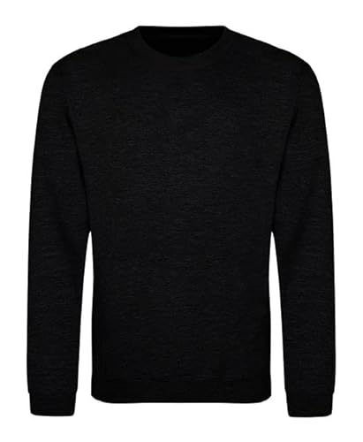 AWDis Just Hoods JH030 Unisex Pullover - Schwarzer Rauch - L von AWDis