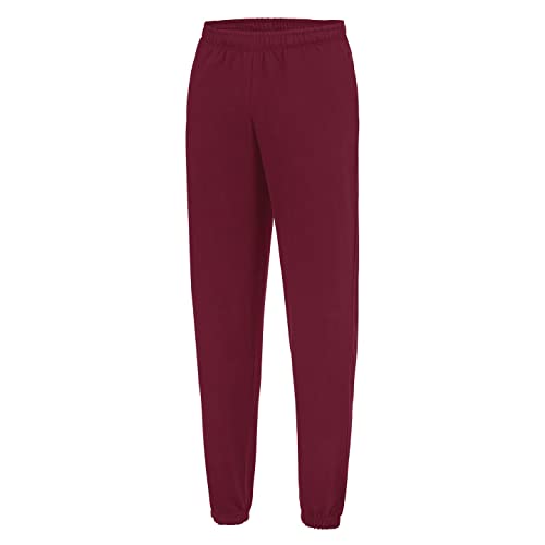 AWDis Just Hoods JH072 College Jogginghose mit Bündchen - Burgund - 2XL von AWDis