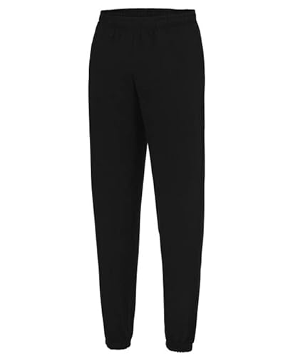 AWDis Just Hoods JH072 College Jogginghose mit Bündchen - Tiefes Schwarz - L von AWDis