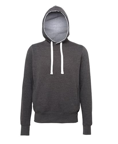 AWDis Just Hoods JH100 Grob Kapuzenpullover - Holzkohle - XL von AWDis