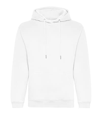 AWDis Just Hoods JH201 Unisex Organisch Kapuzenpullover - Arktisches Weiß - L von AWDis