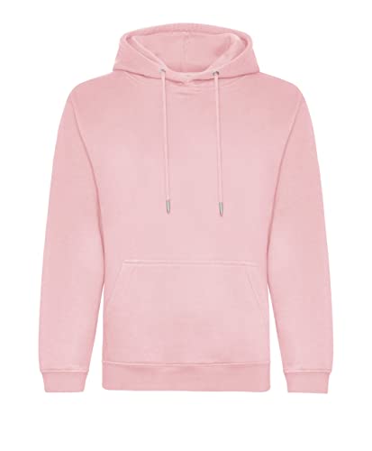 AWDis Just Hoods JH201 Unisex Organisch Kapuzenpullover - Baby Rosa - S von AWDis