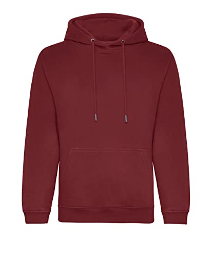 AWDis Just Hoods JH201 Unisex Organisch Kapuzenpullover - Burgund - 2XL von AWDis