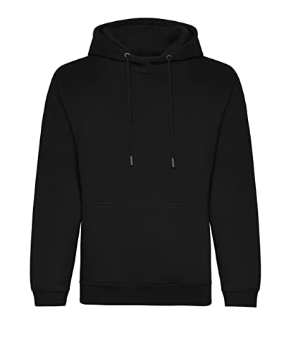 AWDis Just Hoods JH201 Unisex Organisch Kapuzenpullover - Dunkelschwarz - L von AWDis