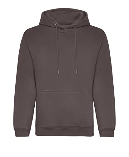 AWDis Just Hoods JH201 Unisex Organisch Kapuzenpullover - Holzkohle - XL von AWDis