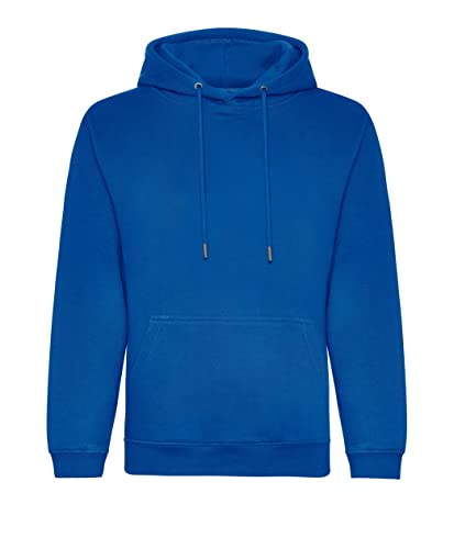 AWDis Just Hoods JH201 Unisex Organisch Kapuzenpullover - Königsblau - S von AWDis