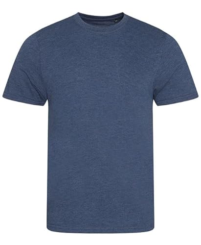 AWDis Unisex Tri-Blend T T-Shirt, Marineblau (Heather Navy), XL von AWDis