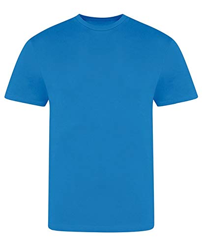 AWDis Unisex 100 T T-Shirt, azurblau, XXL von AWDis