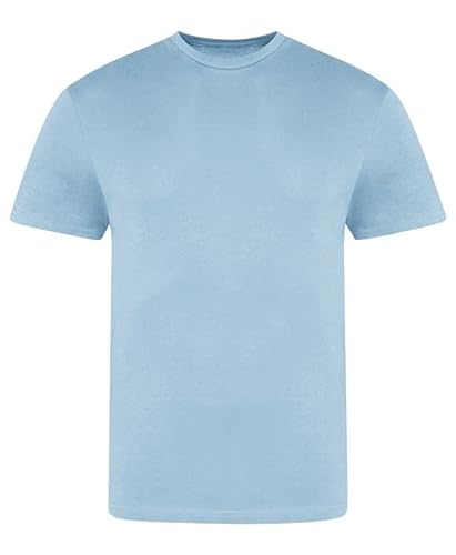 AWDis Unisex 100 T T-Shirt, himmelblau, S von AWDis