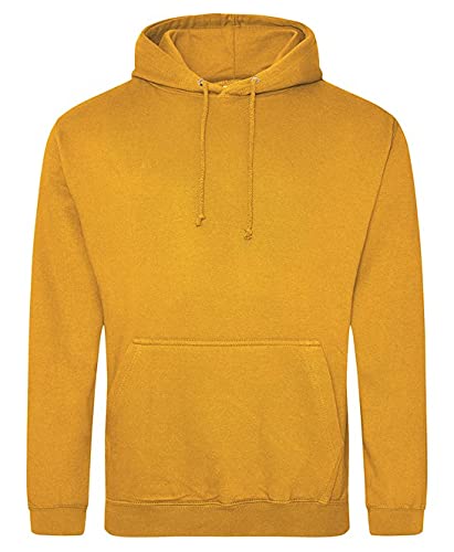 AWDis Unisex College Hoodie Kapuzenpullover, senffarben, L von AWDis