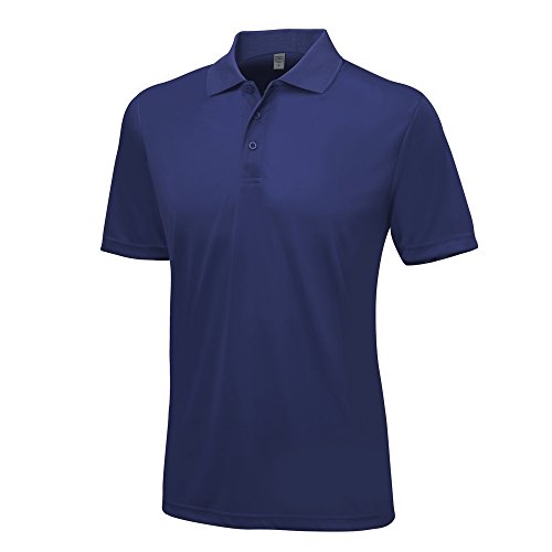AWDis Unisex Cool Smooth Polo Polohemd, French Navy, L von AWDis