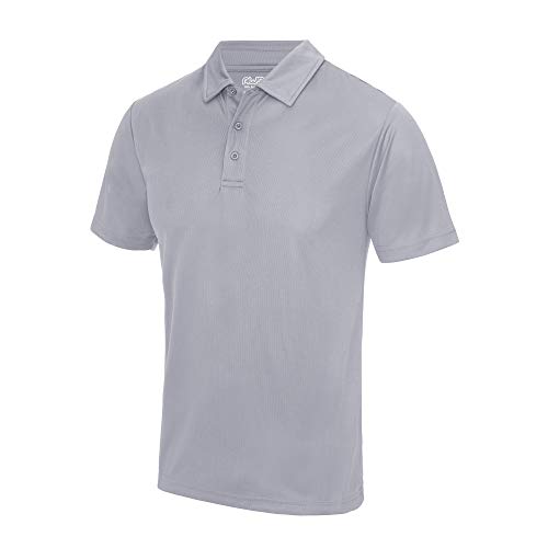 AWDis Unisex Cooles Poloshirt Polohemd, grau meliert, 56 von AWDis