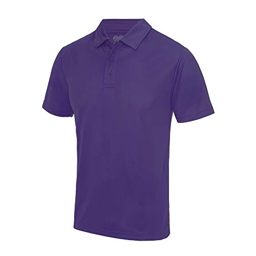 AWDis Unisex Cooles Poloshirt Polohemd, violett, L von AWDis