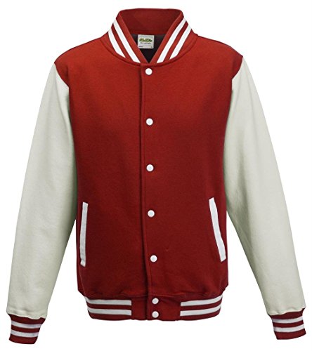 AWDis Varsity Unisex-Jacke, Rot XX-Large von AWDis