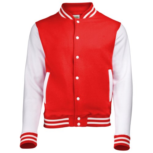 AWDis College-Jacke, unisex, rot M von AWDis
