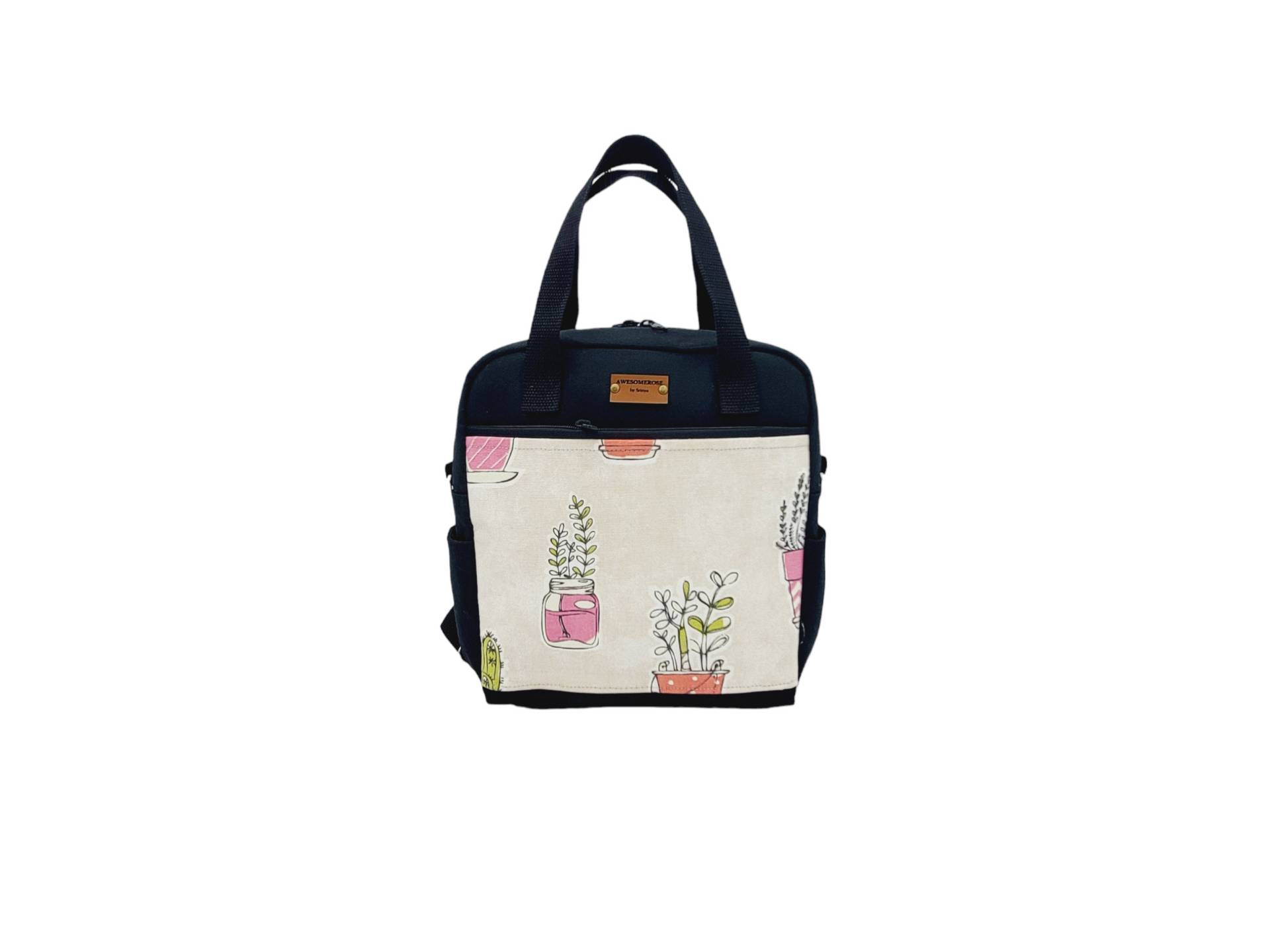 3-Wege-Rucksack Aus Baumwolle Und Canvas von AWESOMEROSES