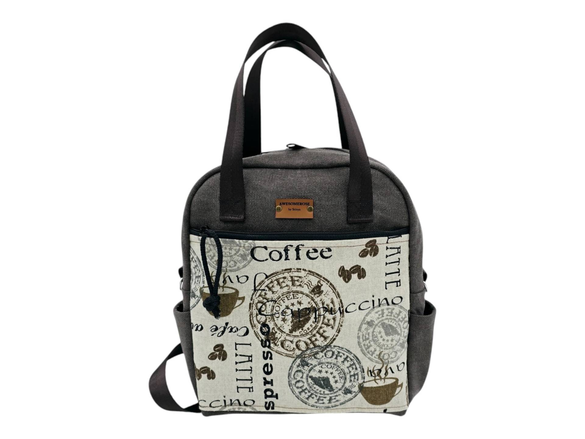 Flacher Reißverschluss Vorne/3-Wege-Cabrio-Rucksack von AWESOMEROSES
